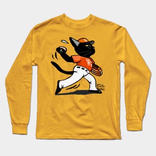 Baseball pitcher Long Sleeve T-Shirt